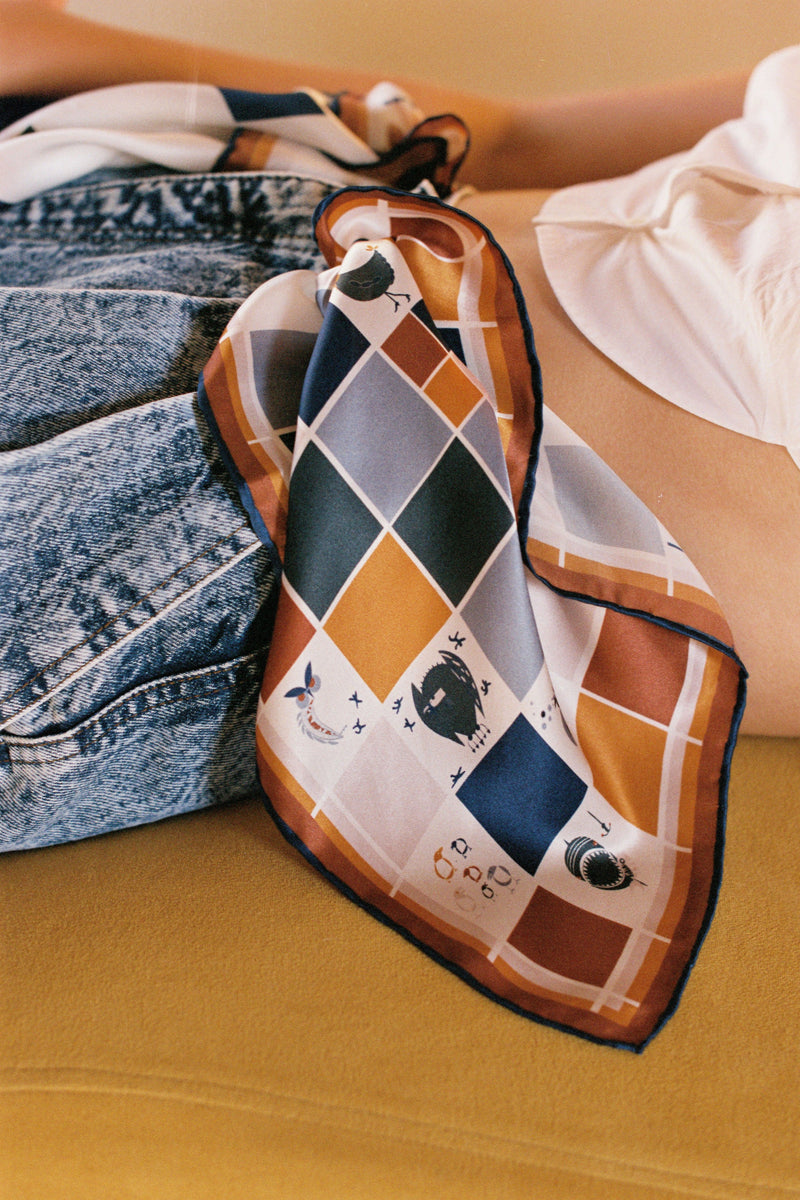 Saten İpek Fularlar