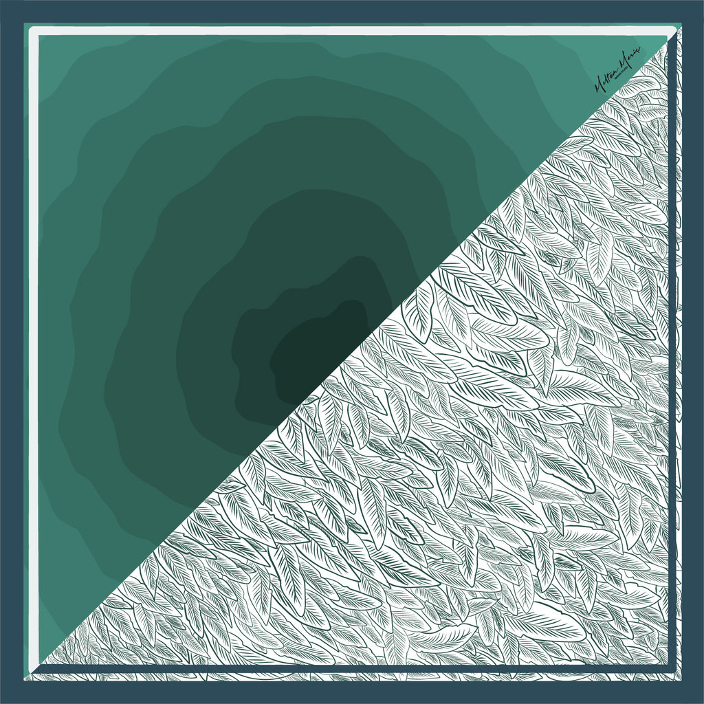 GREEN WAVE Fular